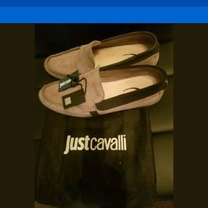 Just Cavalli mens shoes, Tan/Gray, US 9